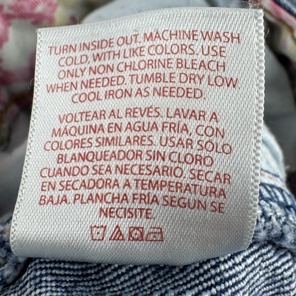 Y2K No Boundaries Denim and Lace Cut Off Jean Shorts - Picture 6 of 6